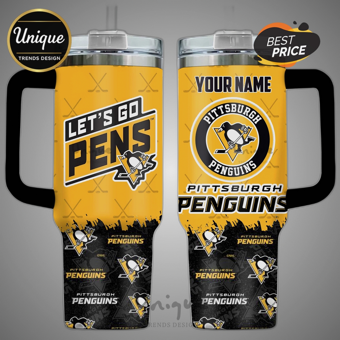 Let’s Go Pens Pittsburgh Penguins 40oz Stainless Steel Tumbler Let’s Go Pens Pittsburgh Penguins 40oz Stainless Steel Tumbler