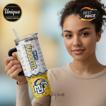 Marquette Golden Eagles NCAA Basketball Personalized 40oz Tumbler