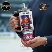 Montreal Canadiens Hockey Fan Gift Insulated 40oz Tumbler