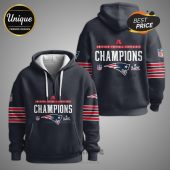 American Football Conference Champions hoodie with Patriots logo and Super Bowl LVI patch design.!