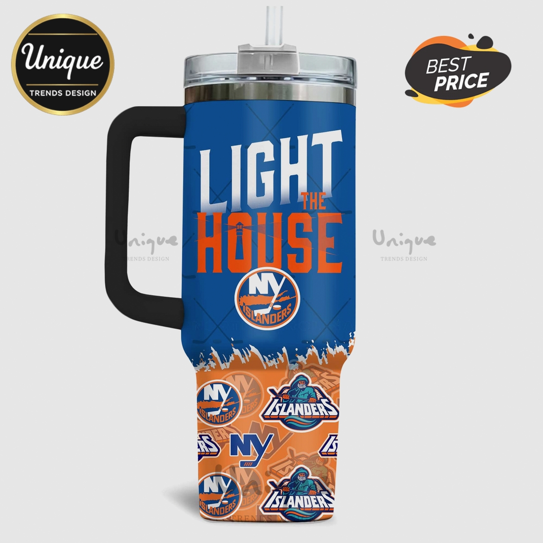 New York Islanders Light The House NHL 40oz Tumbler New York Islanders Light The House NHL 40oz Tumbler