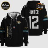 Jacksonville Jaguars hoodie with 'HUNTER' and the number '12' on the back.!