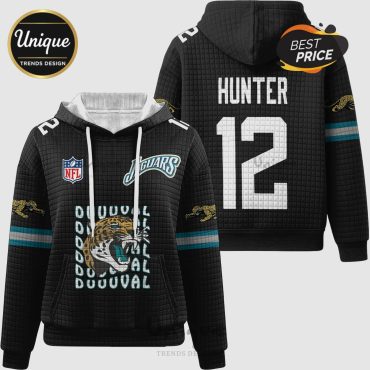 NFL Jacksonville Jaguars Hunter 12 Quilted Waffle Pullover Hoodie
