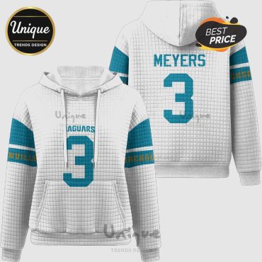 NFL Jacksonville Jaguars Jakobi Meyers  3 Player Graphic Hoodie