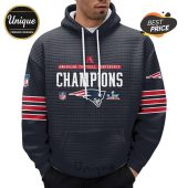 American Football Conference Champions New England Patriots Hoodie with NFL and Super Bowl logos!