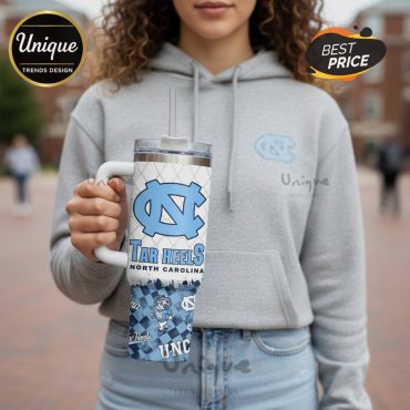 North Carolina Tar Heels NCAA Basketball Personalized 40oz Tumbler