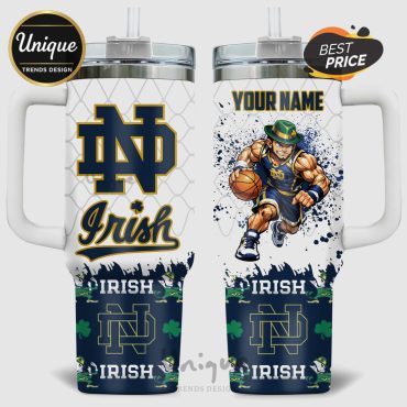 Notre Dame Fighting Irish Personalized 40oz Stanley Tumbler