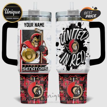 Ottawa Senators United In Red 40oz Stanley Style Tumbler