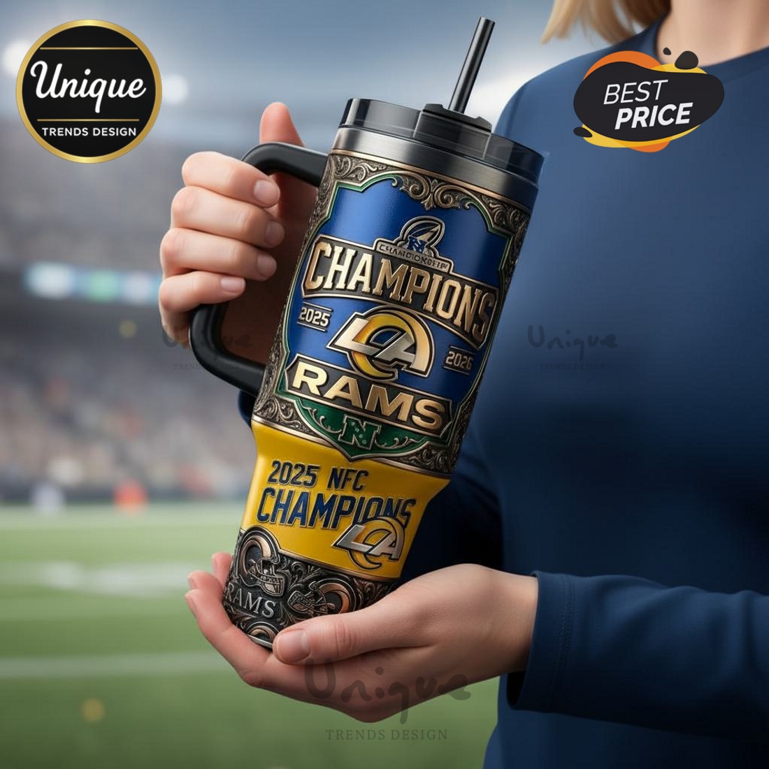 Personalized LA Rams House Champions 2025-2026 Premium Tumbler Personalized LA Rams House Champions 2025-2026 Premium Tumbler