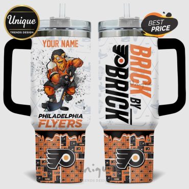 Philadelphia Flyers Gritty Mascot Brick By Brick 40oz Tumbler