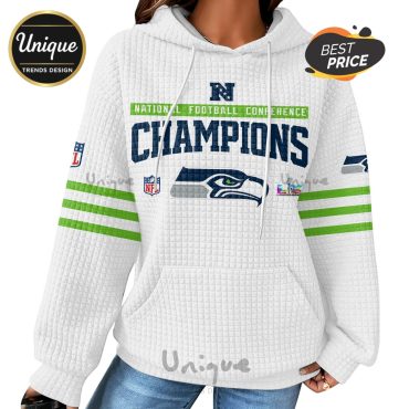 Seattle Seahawks NFC Champions Commemorative Waffle Hoodie
