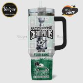 Dallas Stars Stanley Cup Champions 1999 personalized tumbler with Snoopy design.!