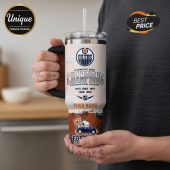 Snoopy Edmonton Oilers Stanley Cup Champions 40oz Tumbler