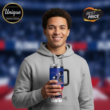 Snoopy Florida Panthers 2x Stanley Cup Champions Personalized 40oz Tumbler