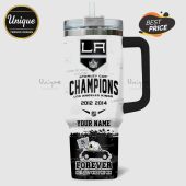 LA Kings Stanley Cup Champions 2012 2014 custom tumbler with Snoopy and car design!