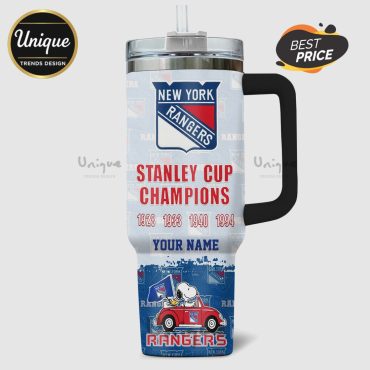 Snoopy New York Rangers Stanley Cup Champions 40oz Tumbler
