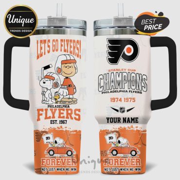Snoopy Philadelphia Flyers Stanley Cup Champions 40oz Tumbler