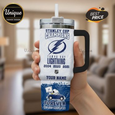 Snoopy Tampa Bay Lightning Stanley Cup Champions Tumbler