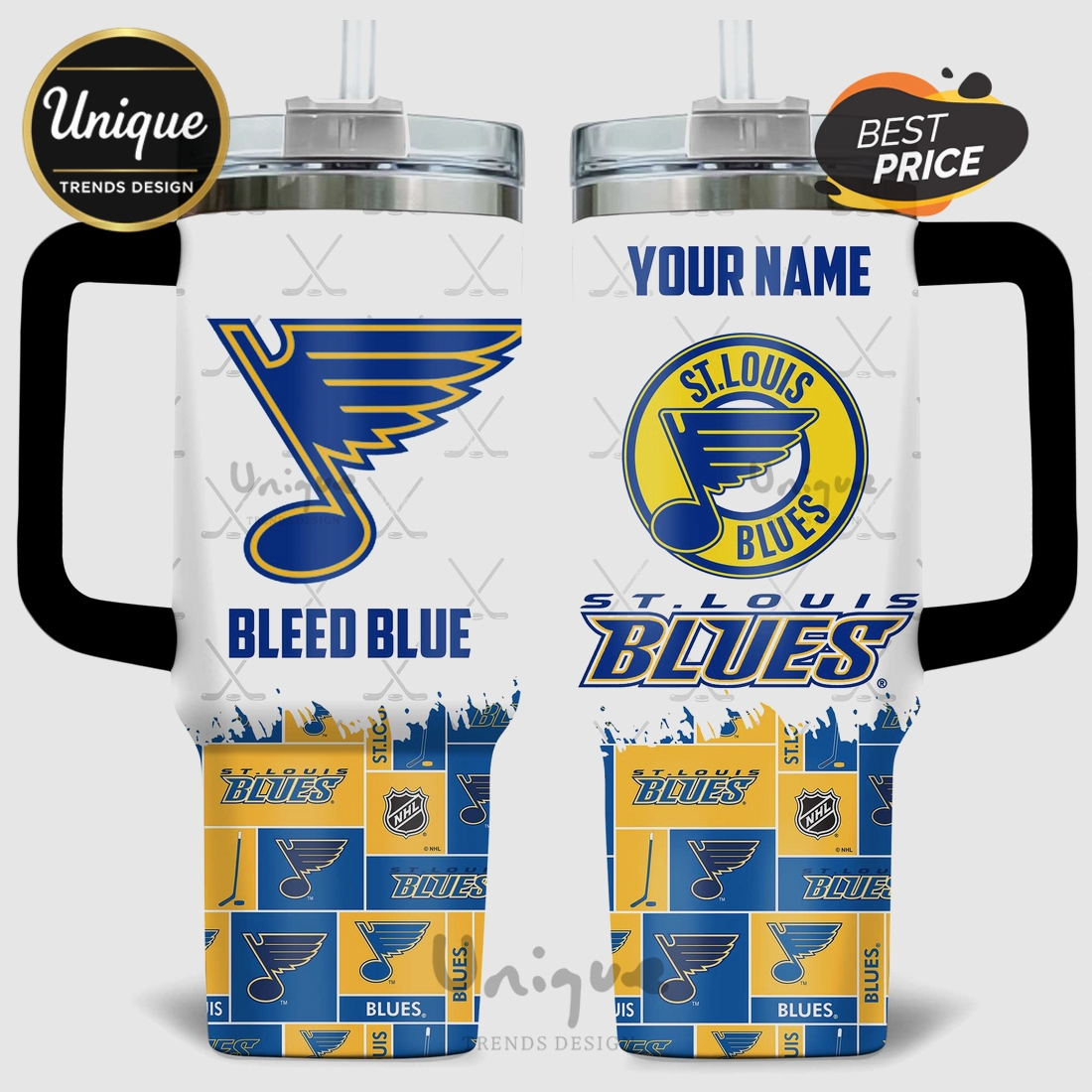St. Louis Blues Bleed Blue NHL Stanley Tumbler 40oz St. Louis Blues Bleed Blue NHL Stanley Tumbler 40oz