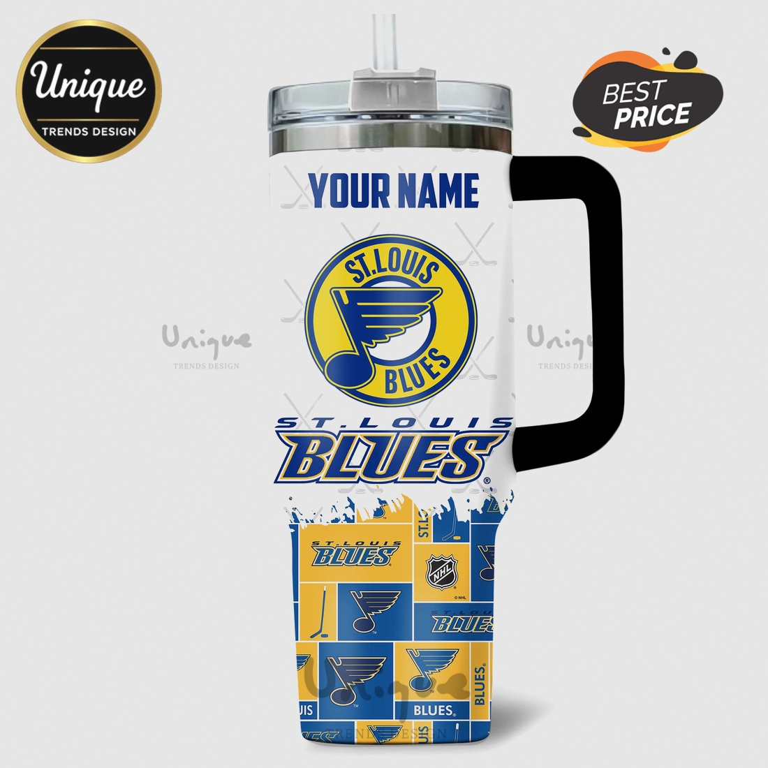 St. Louis Blues Bleed Blue NHL Stanley Tumbler 40oz St. Louis Blues Bleed Blue NHL Stanley Tumbler 40oz