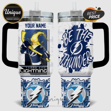 Tampa Bay Lightning Be The Thunder 40oz Stanley Style Tumbler