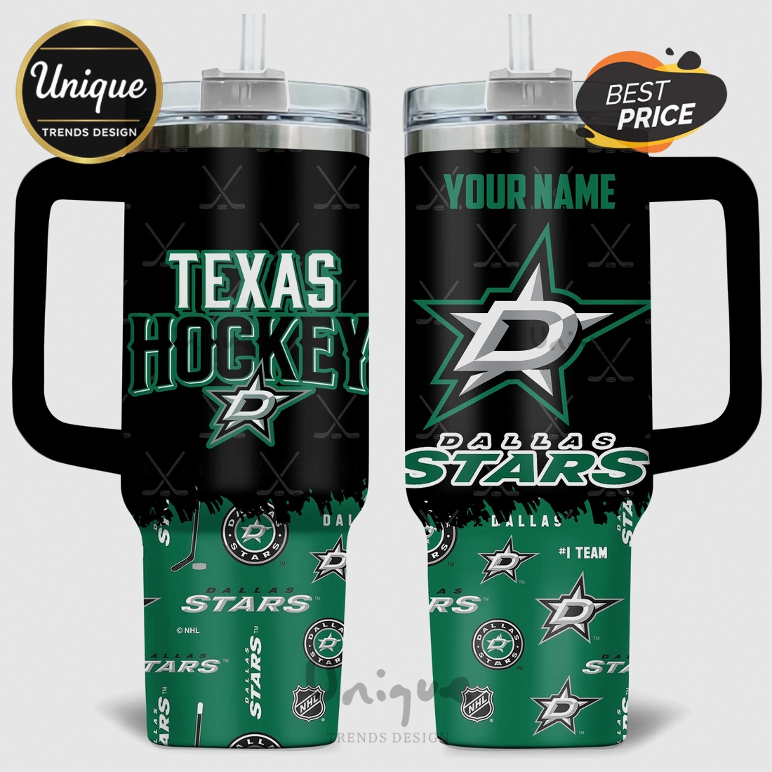 Texas Hockey Dallas Stars Personalized 40oz Tumbler Texas Hockey Dallas Stars Personalized 40oz Tumbler