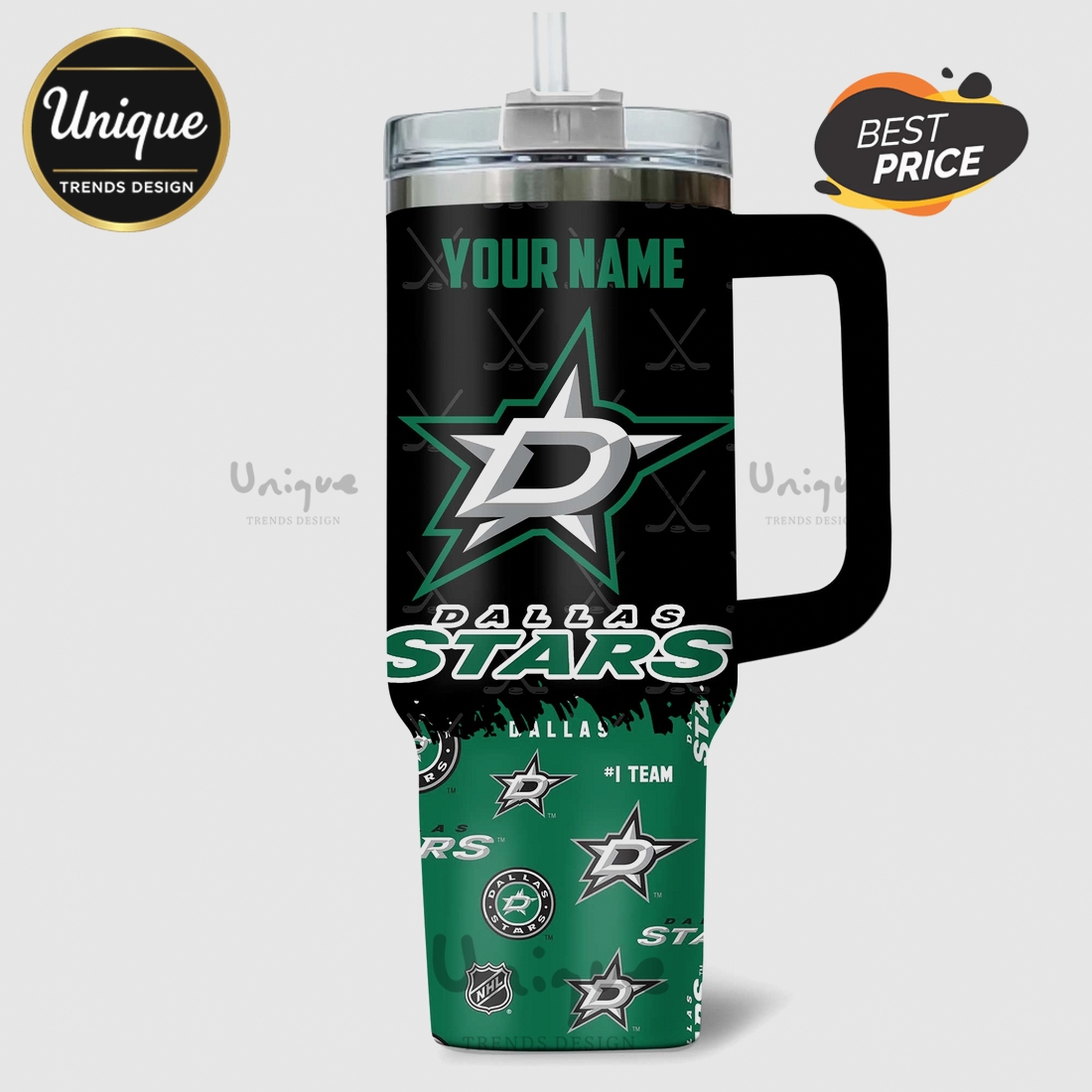 Texas Hockey Dallas Stars Personalized 40oz Tumbler Texas Hockey Dallas Stars Personalized 40oz Tumbler