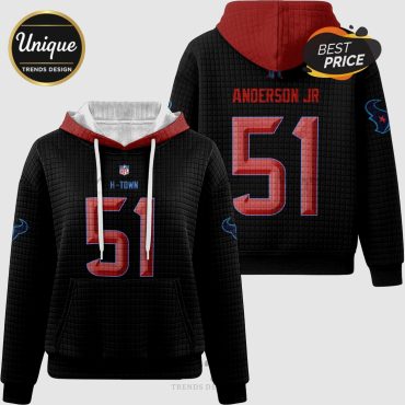 Will Anderson Jr. Houston Texans  51 NFL Player Waffle Hoodie