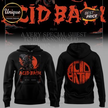Acid Bath Very Special Guest Concert Black Hoodie