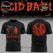 Acid Bath band tee with grim reaper graphic, tour dates, and logo on back.!