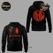 Black hoodie featuring the band Acid Bath with graphic imagery and tour dates!