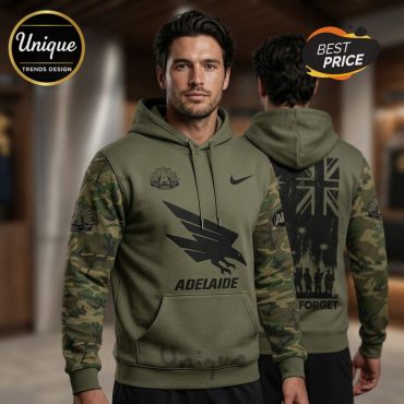 Adelaide Crows ANZAC Day 2026 Limited Edition Camo Hoodie