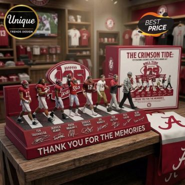 Alabama Crimson Tide 125 Seasons Legends Collector’s Edition Display Plaque