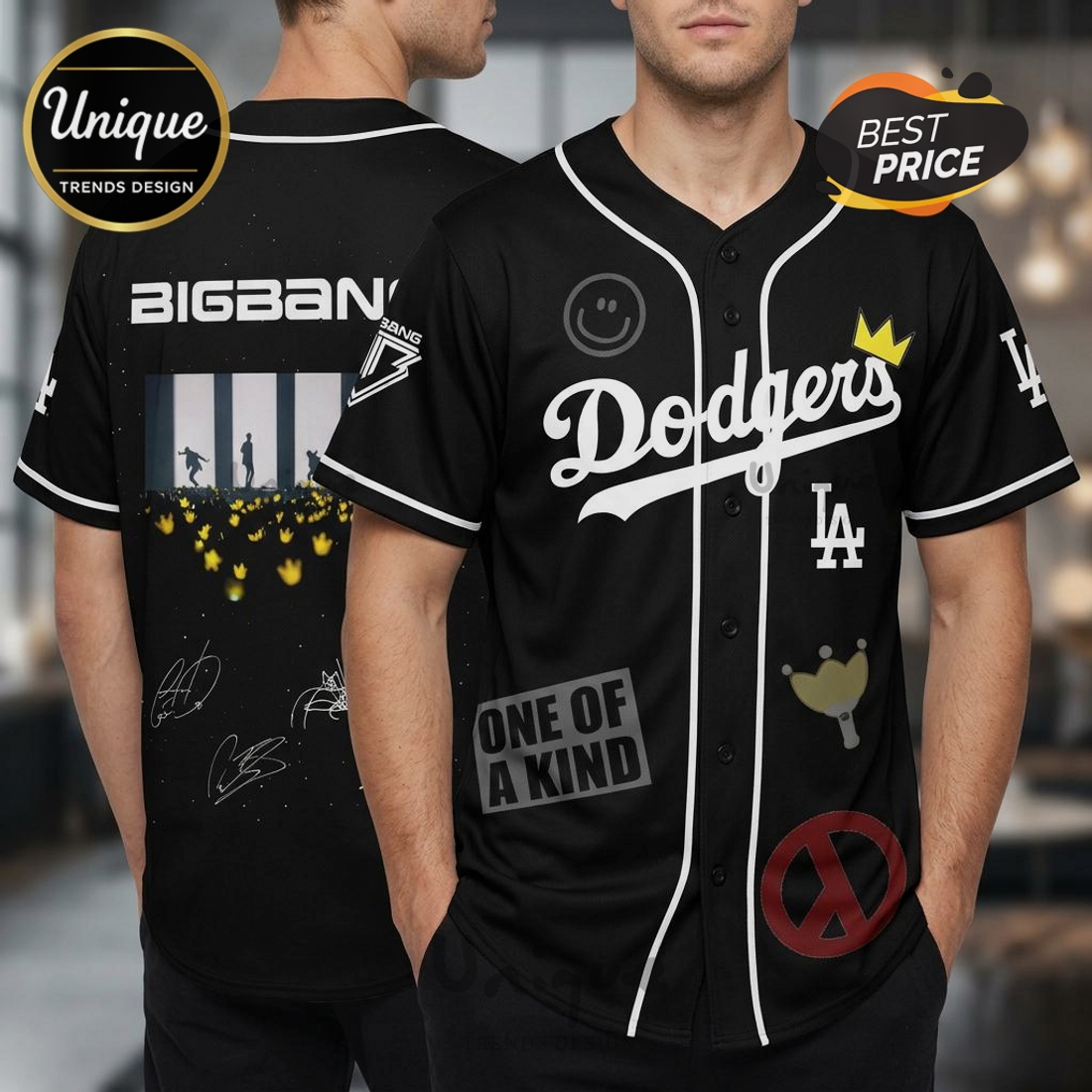 BigBang LA Dodgers 2026 World Tour Limited Edition Baseball Jersey BigBang LA Dodgers 2026 World Tour Limited Edition Baseball Jersey