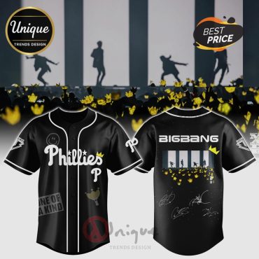 BigBang Phillies Jersey – Limited Edition Kpop Baseball Jersey