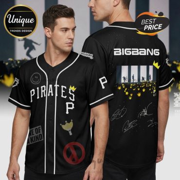 BigBang Pirates Jersey – Limited Edition Kpop Baseball Jersey