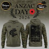 Carlton Blues Anzac Day 2026 Camo Limited Edition Hoodie Product Overview - demo10