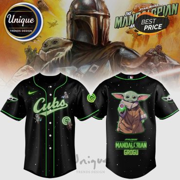 Cubs Mandalorian Grogu Jersey Limited Edition Baseball Jersey