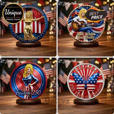 Dolly Parton 250 Years Celebration Golden Commemorative Display Coin Dolly Parton 250 Years Celebration Golden Commemorative Display Coin