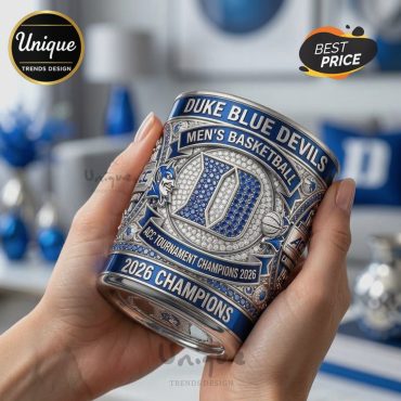 Duke Blue Devils 2026 ACC Champions Whiskey Glass