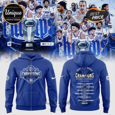 Duke Blue Devils 2026 Champions Basketball Team Zip Hoodie