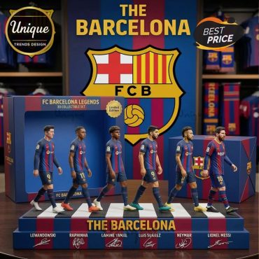 FC Barcelona Legends Premium Collectible Figurine Display Set