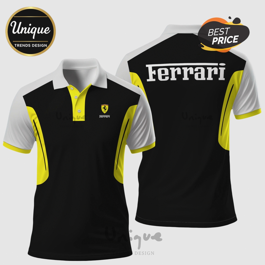 Ferrari Racing Premium Polo Shirt – Motorsport Fan Fashion Gift Ferrari Racing Premium Polo Shirt – Motorsport Fan Fashion Gift