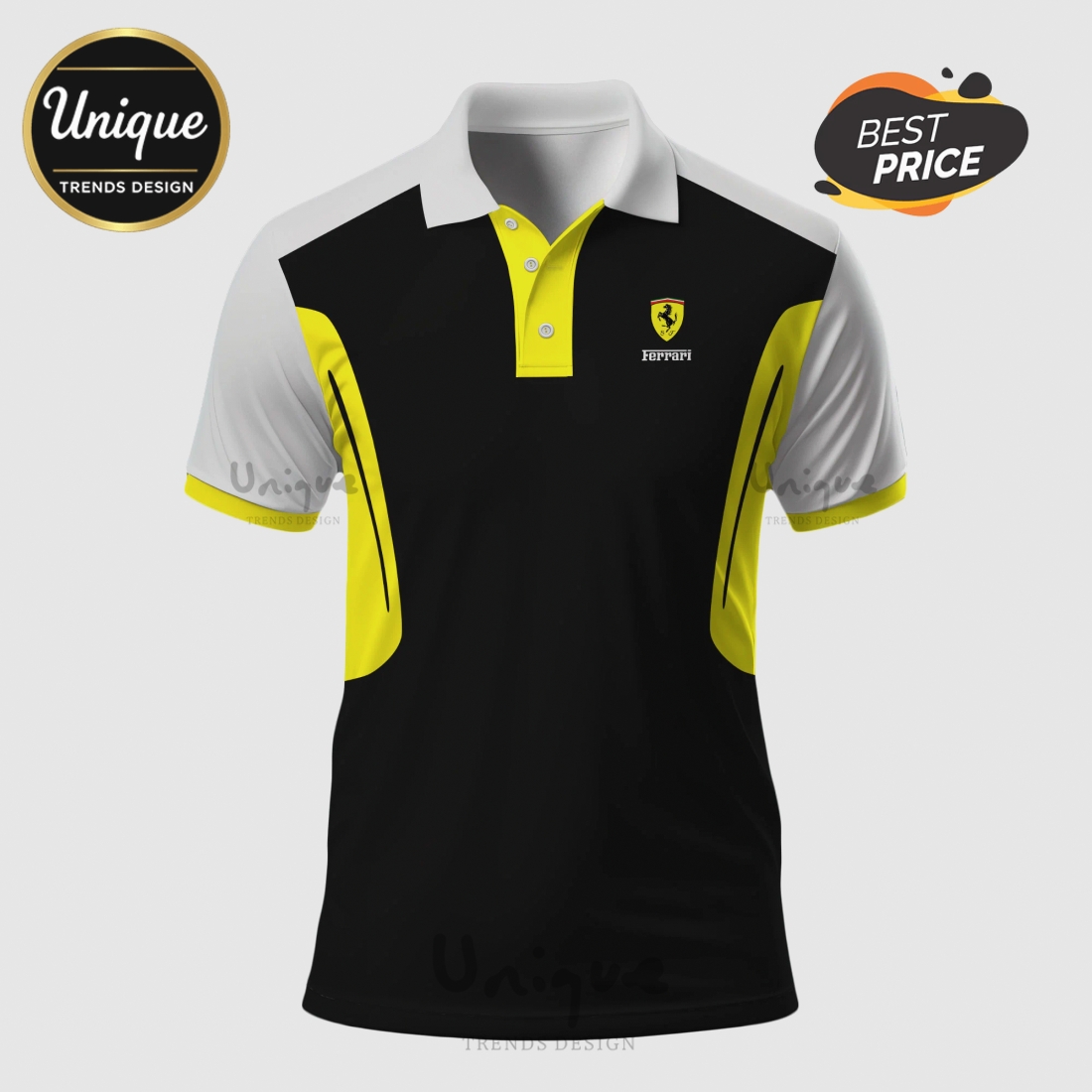 Ferrari Racing Premium Polo Shirt – Motorsport Fan Fashion Gift Ferrari Racing Premium Polo Shirt – Motorsport Fan Fashion Gift
