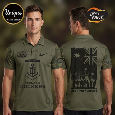 Fremantle Dockers ANZAC Day 2026 Limited Edition Polo Fremantle Dockers ANZAC Day 2026 Limited Edition Polo