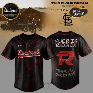 Fuerza Regida Cardinals This Is Our Dream Stadium Tour Jersey