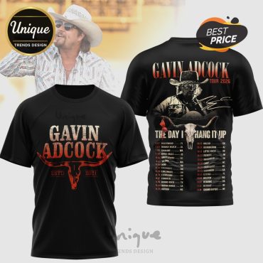 Gavin Adcock Tour 2026 Shirt, Estd 2021, Premium Country Music Concert Tee