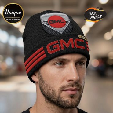 GMC Premium 3D Embroidered Custom Name Automotive Beanie Hat