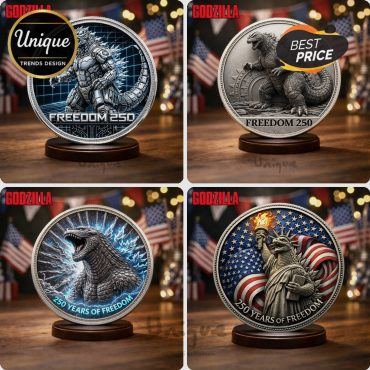 Godzilla America 250th Anniversary Commemorative Premium Display Coin