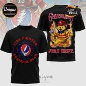 Grateful Dead Firefighter shirts; one with bear, one with skull.!